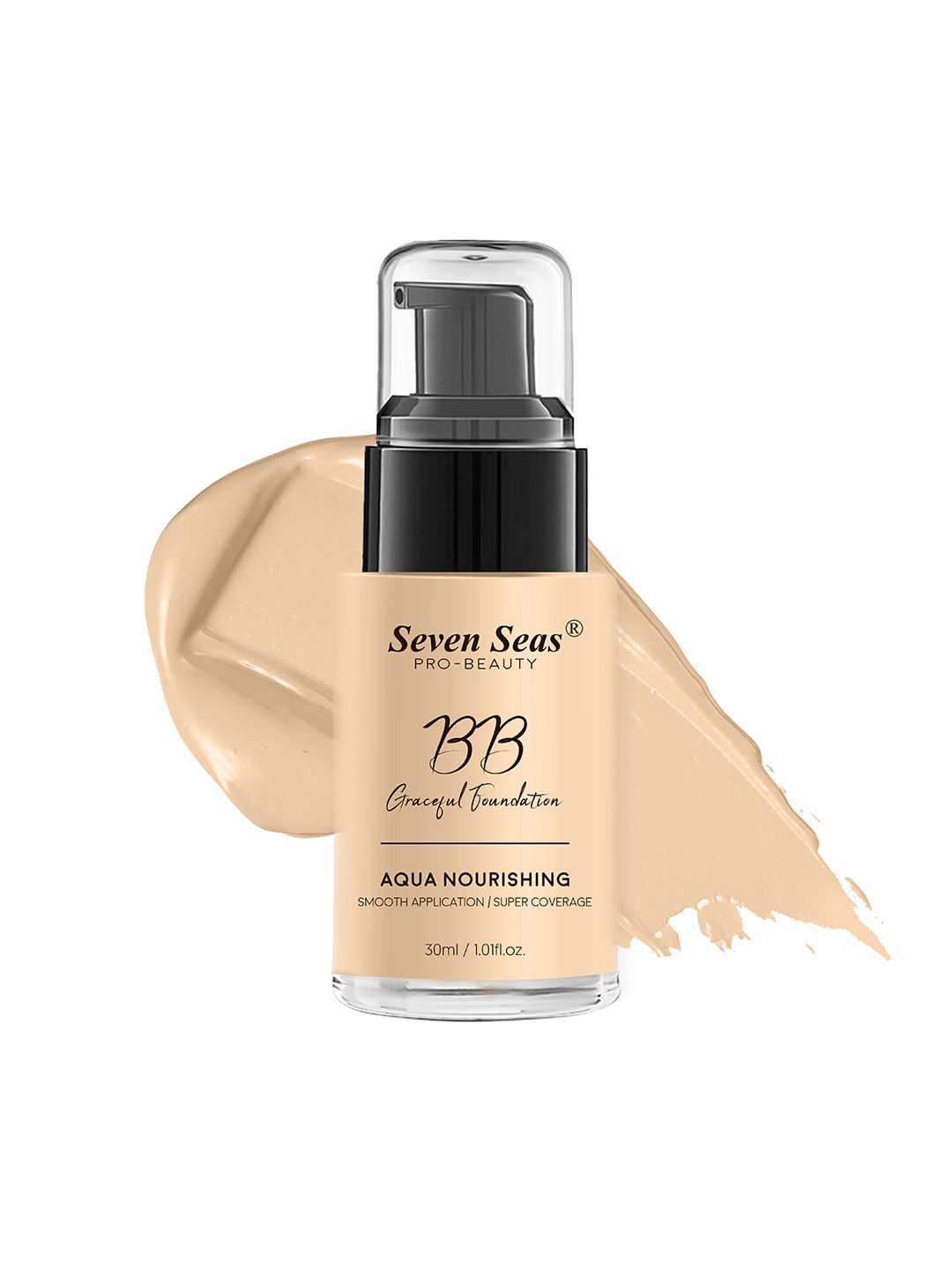 Seven Seas Full Coverage Oil Free Aqua Nourishing Foundation- Skin 30 ml