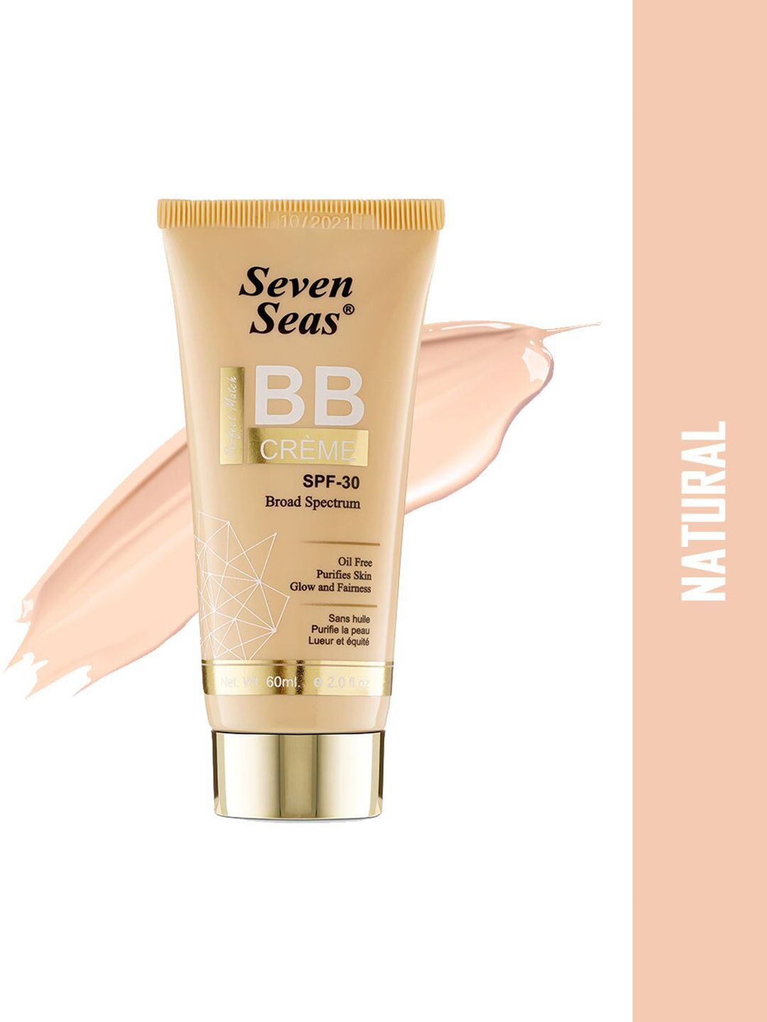Seven Seas Broad Spectrum SPF 30 Perfect Match BB Creme Foundation 60 ml - Natural Price in India