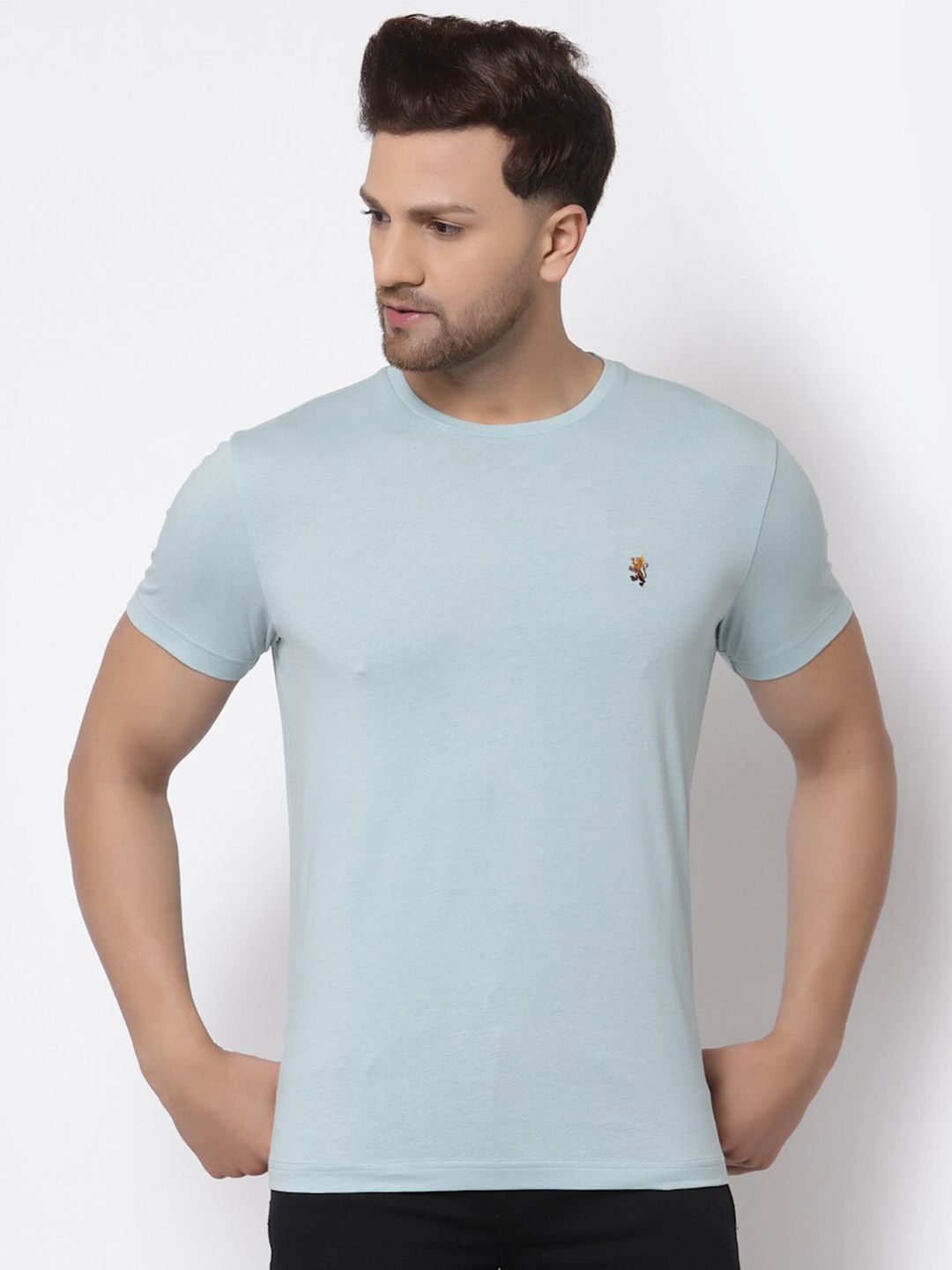 Red Tape Men Blue T-shirt