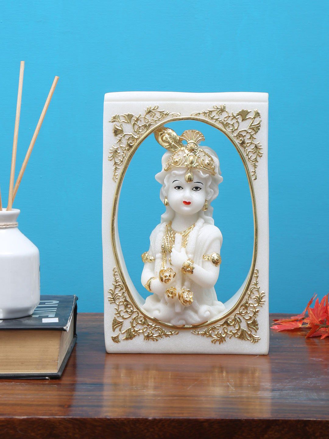 Athome by Nilkamal White Bal Gopal Showpiece Price in India