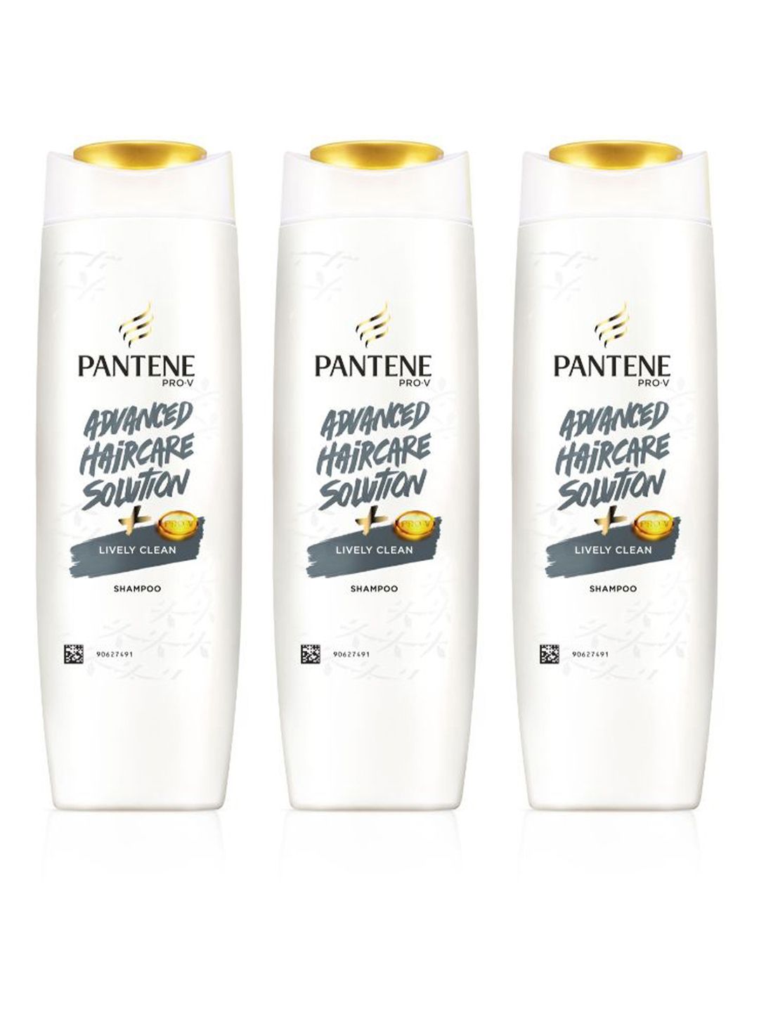 Pantene Set of 3 Advanced Hair Care Solution Lively Clean Shampoos - 90 ml each Price in India
