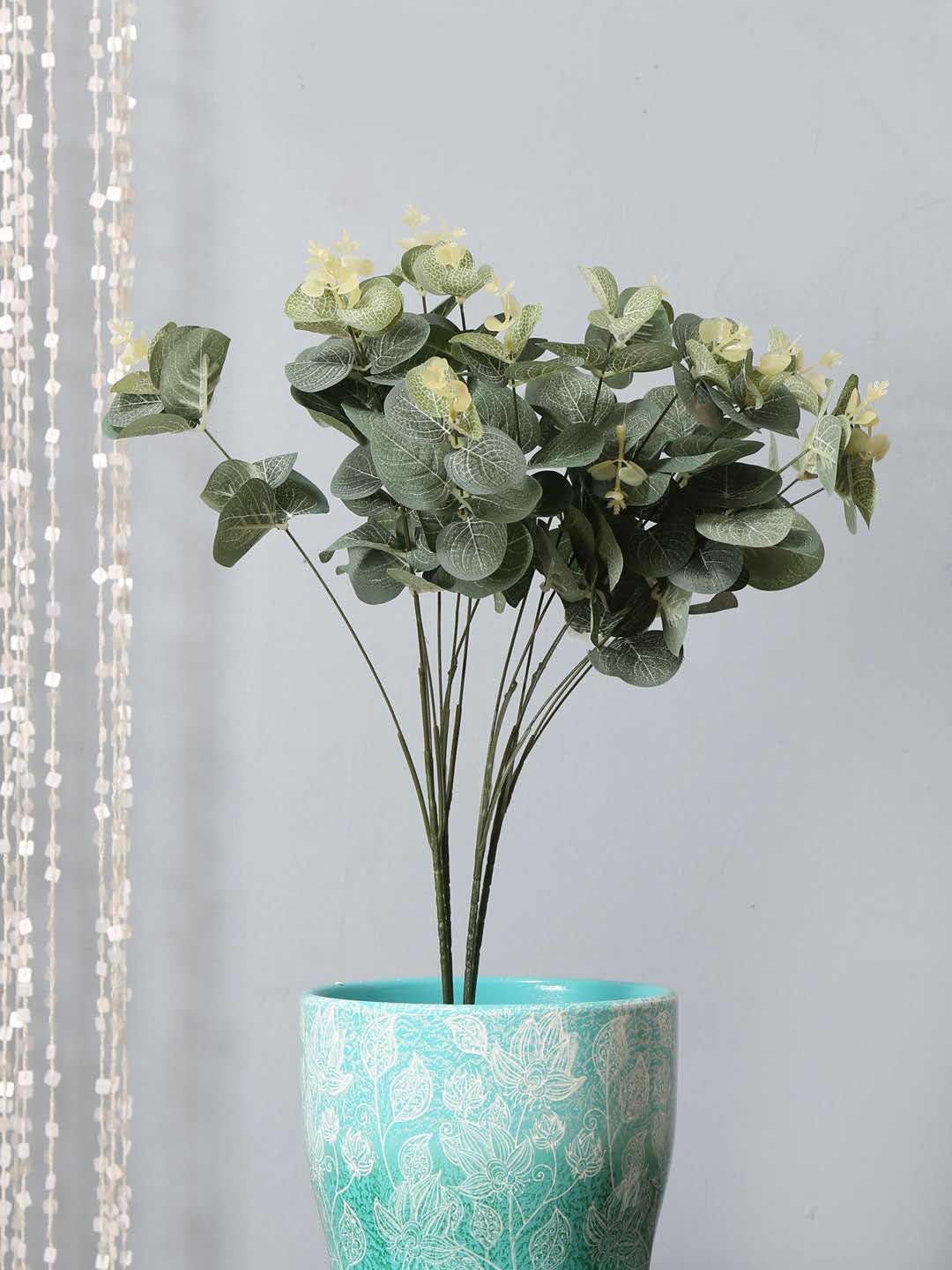 Athome by Nilkamal Green Filler Stick Eucalyptus Flower Price in India