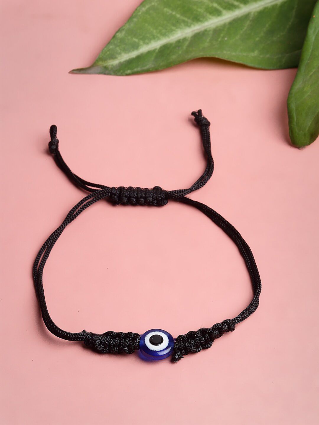 PANASH Women Black & Blue Evil Eye  Charm Bracelet Price in India