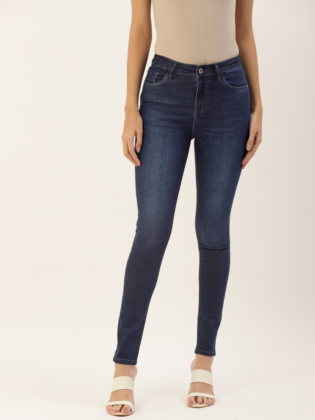 Monte Carlo Women Blue Slim Fit Stretchable Jeans Price in India