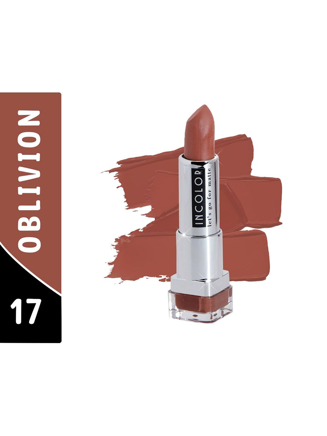 INCOLOR Let's Go For Matte Lipstick - Oblivion 17 Price in India