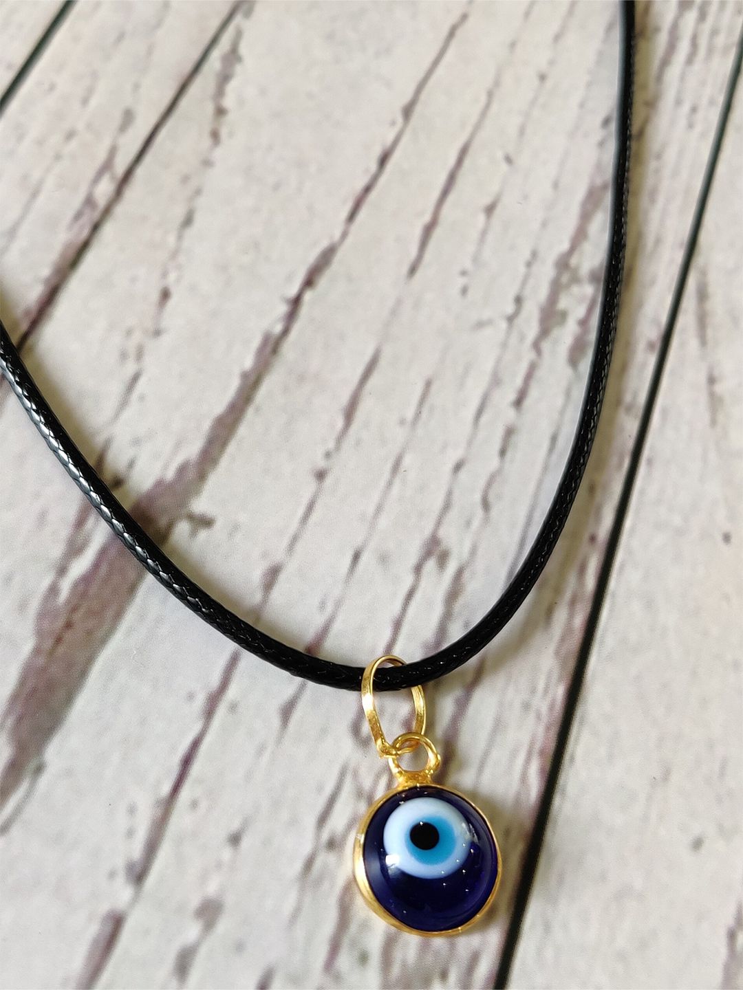 EL REGALO Blue  White Bohemian Evil Eye Necklace Price in India