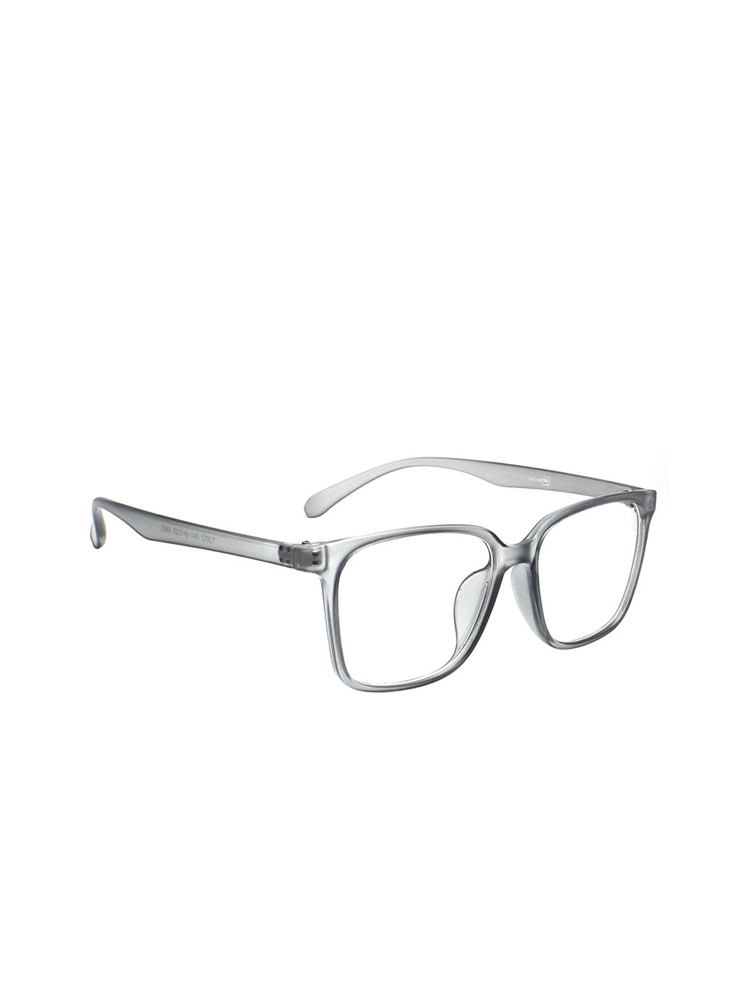 Peter Jones Eyewear Unisex Grey Full Rim Square Frames 2369GT-Grey Price in India