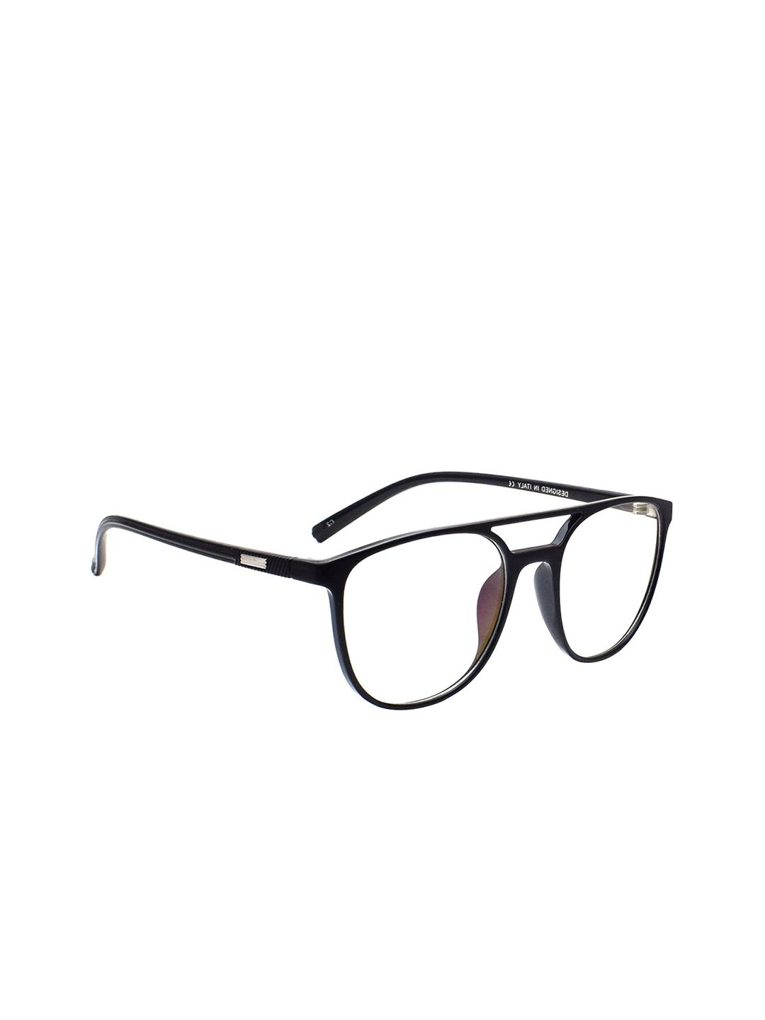 Peter Jones Eyewear Unisex Black Full Rim Square Frames 1813B Price in India