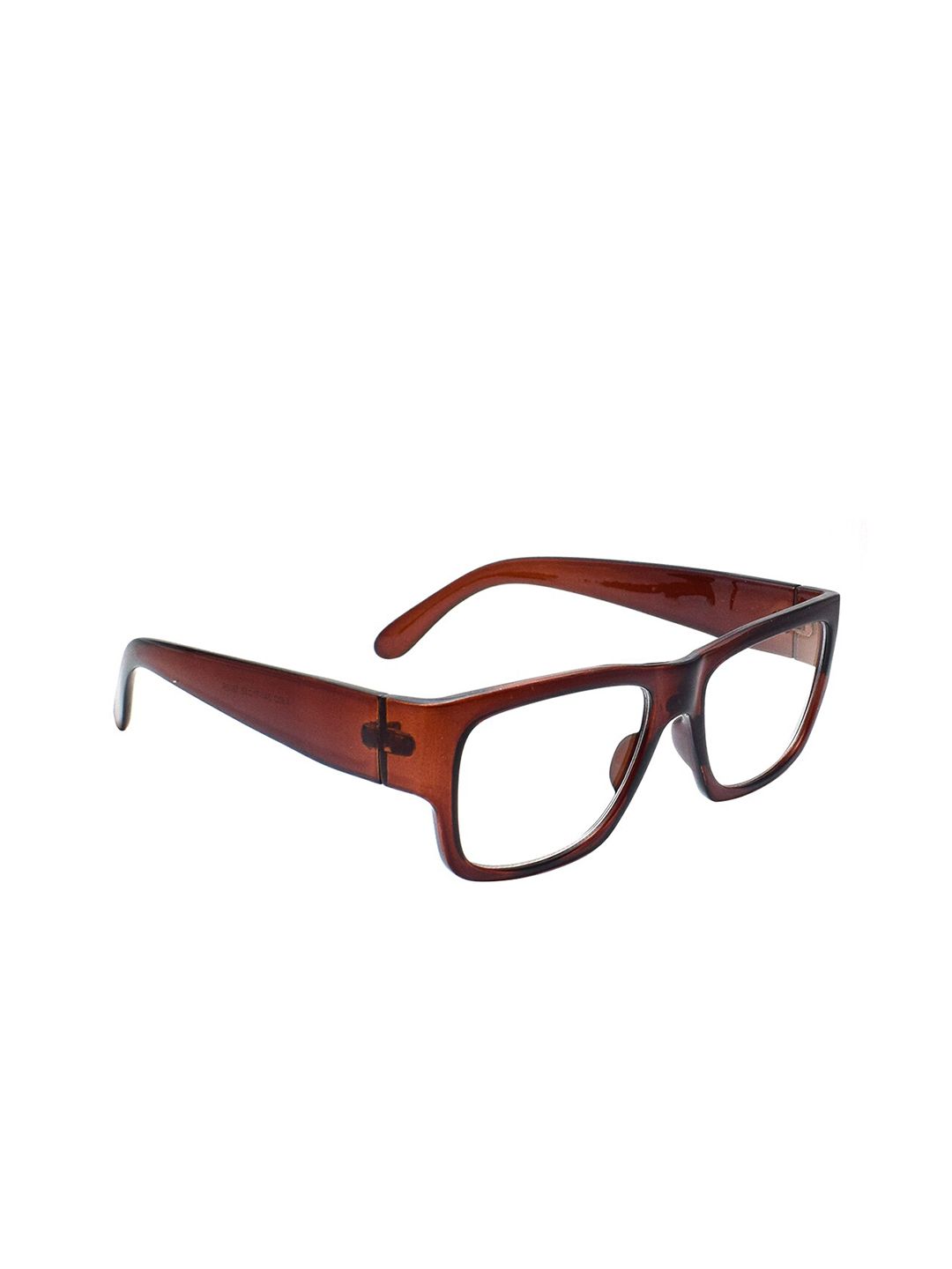 Peter Jones Eyewear Unisex Brown Full Rim Light Blocking Square Frames 5487BW Price in India