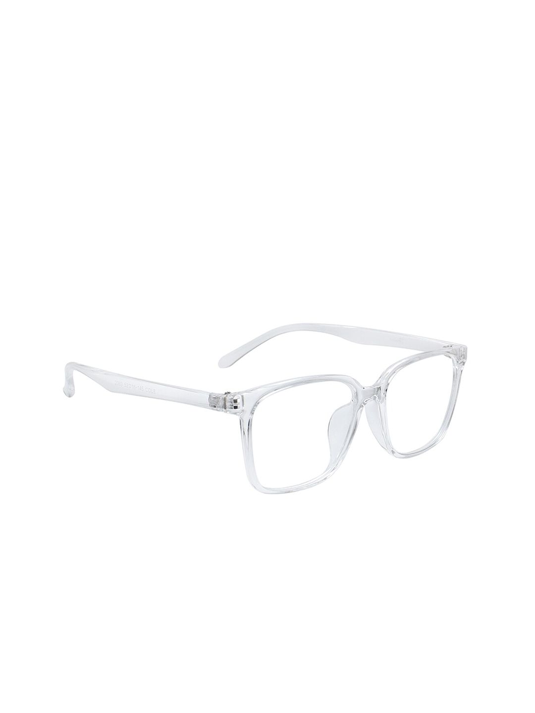 Peter Jones Eyewear Unisex Transparent Anti Glare Computer Glasses Square Frames 2369W Price in India