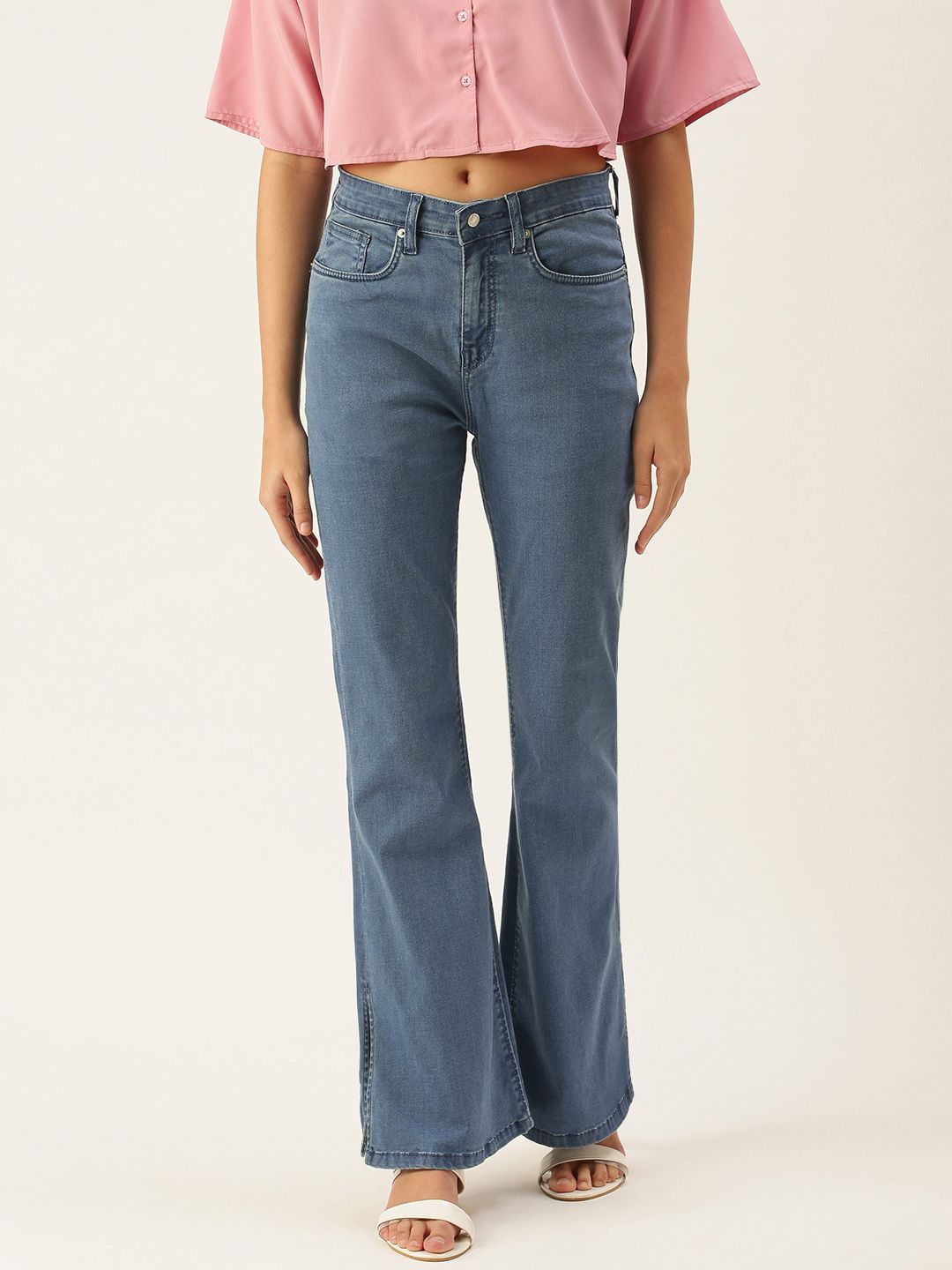 FOREVER 21 Women Blue Skinny Fit Stretchable Jeans Price in India