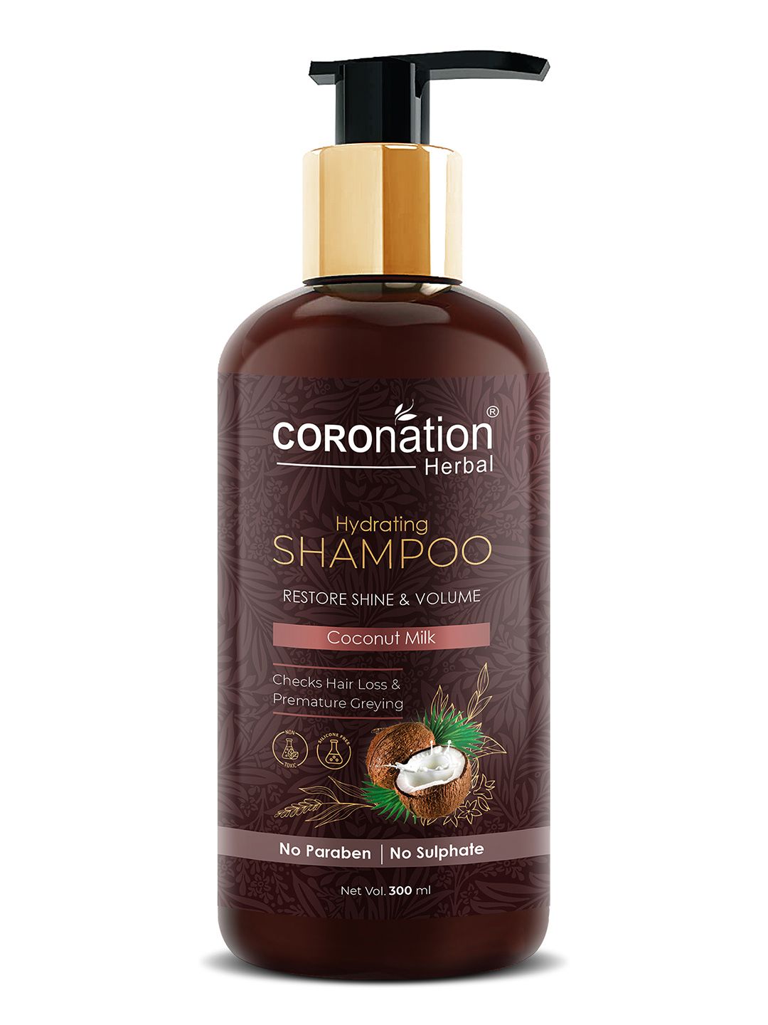 COROnation Herbal Hydrating Shampoo With Coconut Milk 300 ml Price in India