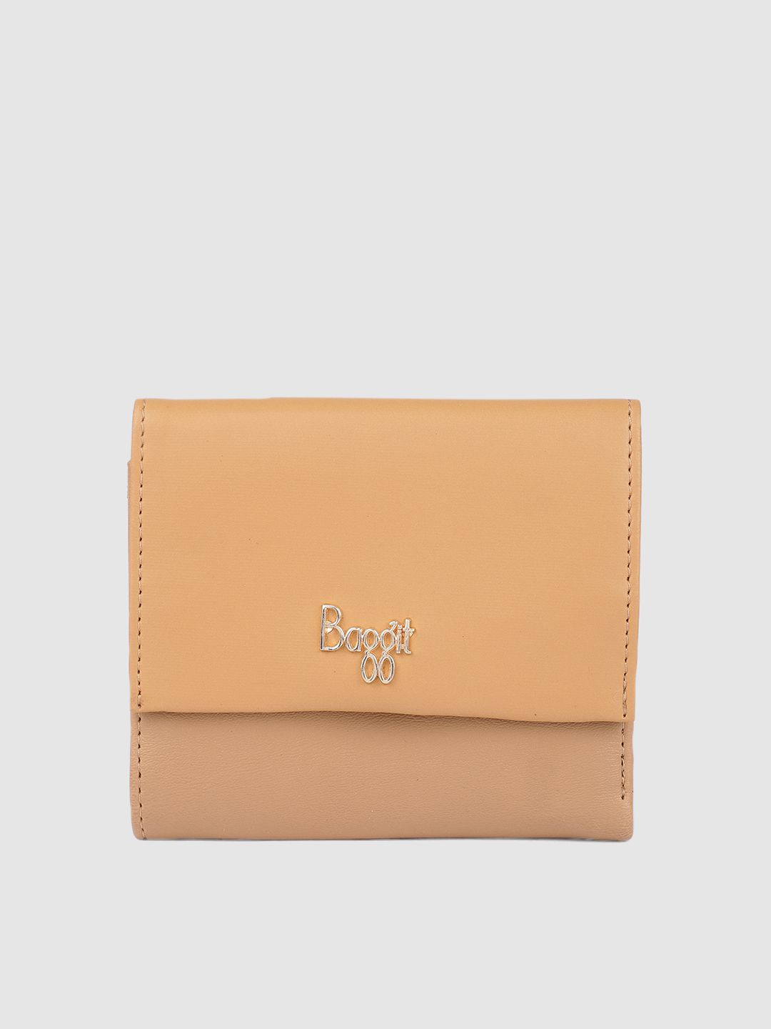 Baggit Women Beige Three Fold Wallet Price in India