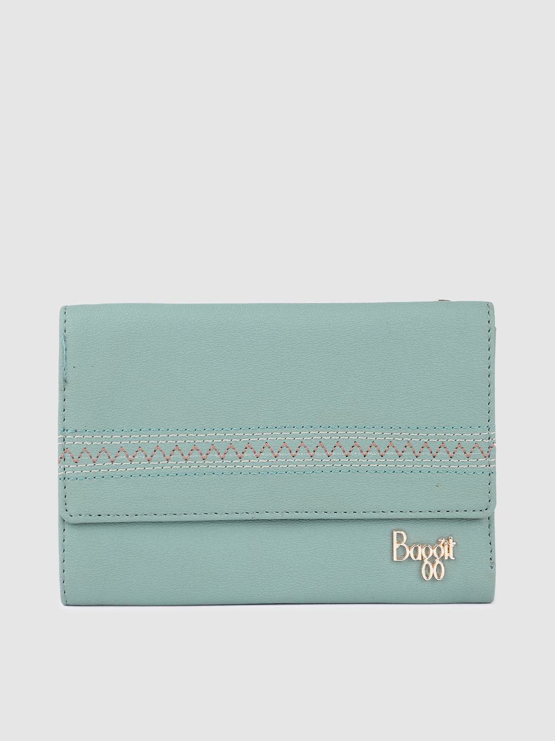 Baggit Women Blue Two Fold Wallet Price in India