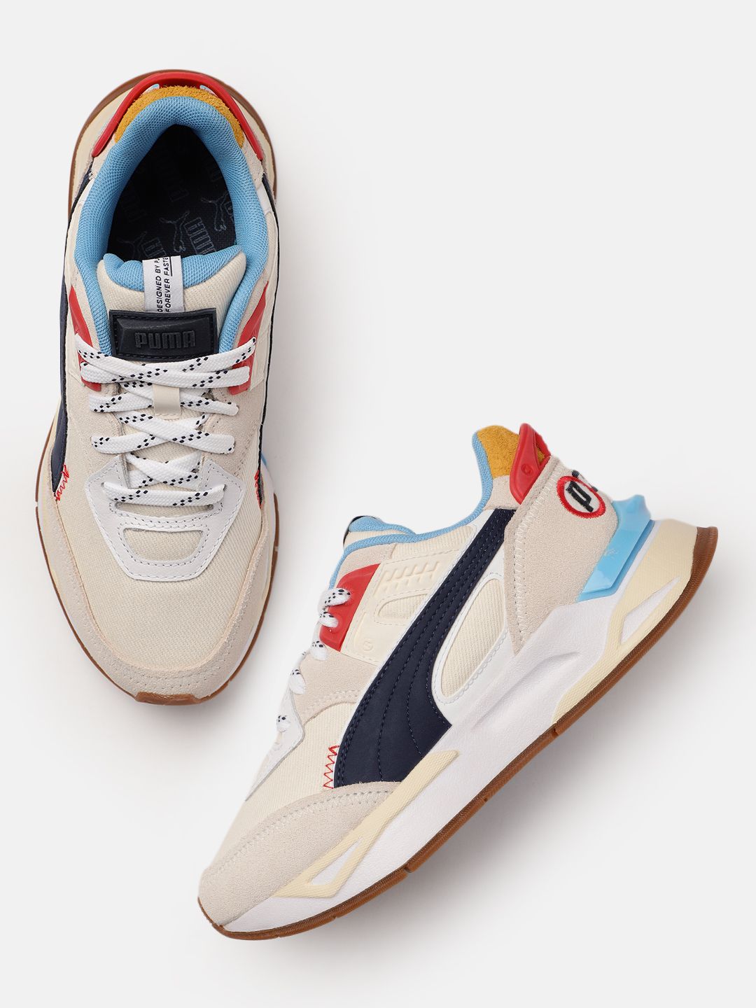 Puma Unisex Off White Mirage Sport Patches Sneakers Price in India