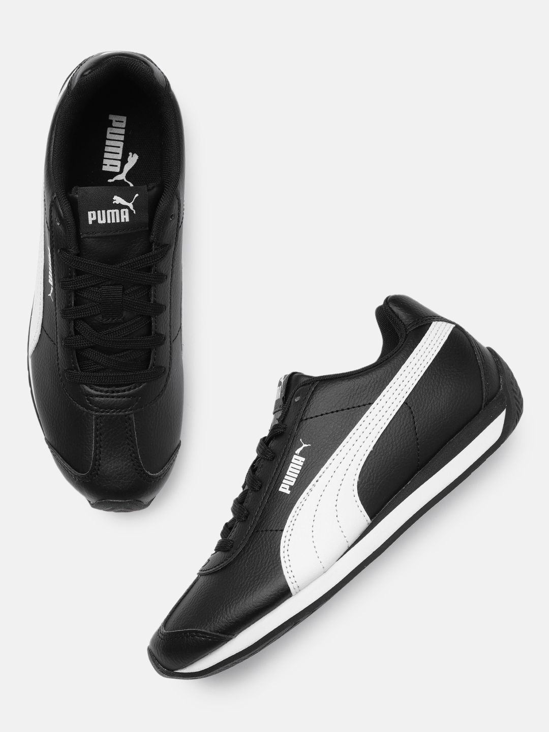 Puma Unisex Black Turin 3 Sneakers Price in India