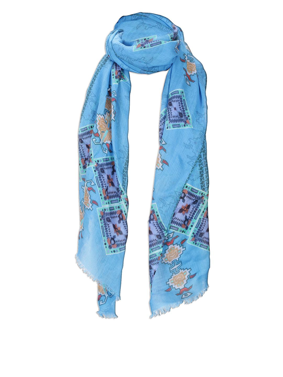 Cloth Haus India Women Multicoloured Printed Scarf Price in India