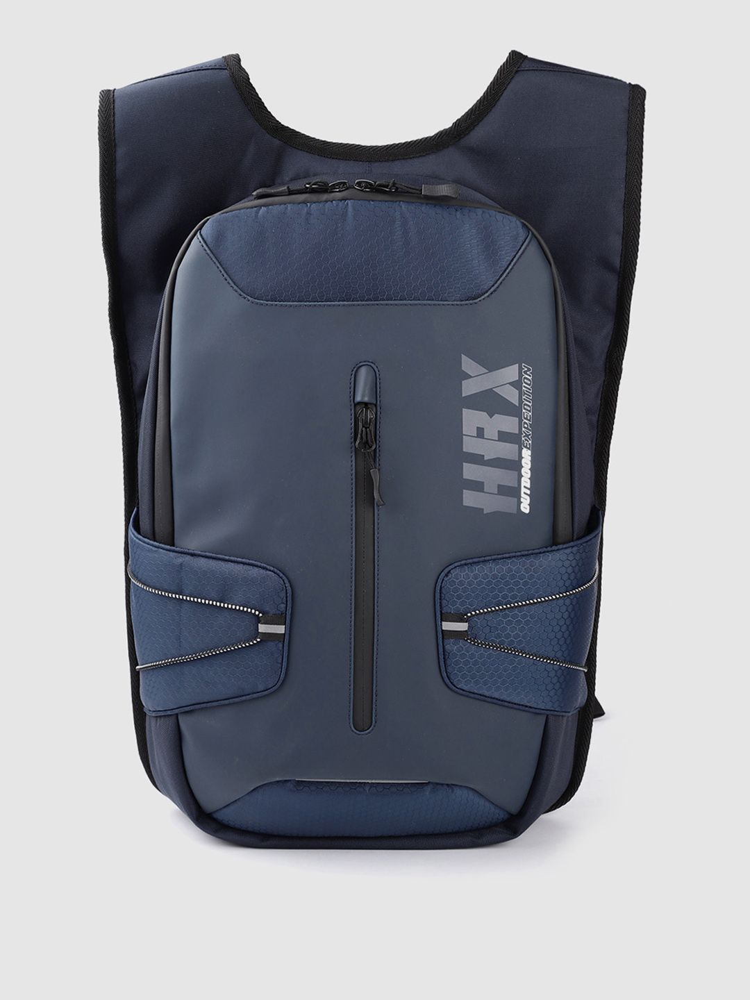 HRX by Hrithik Roshan Unisex Navy Blue Brand Logo Print Backpack 14.2 L Price in India