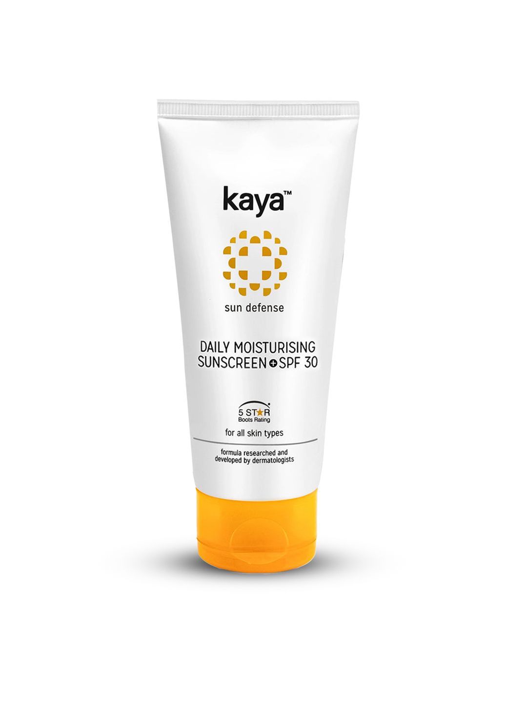 Kaya Daily Moisturising Sunscreen SPF30 - Non-Greasy - All Skin Types 75ml