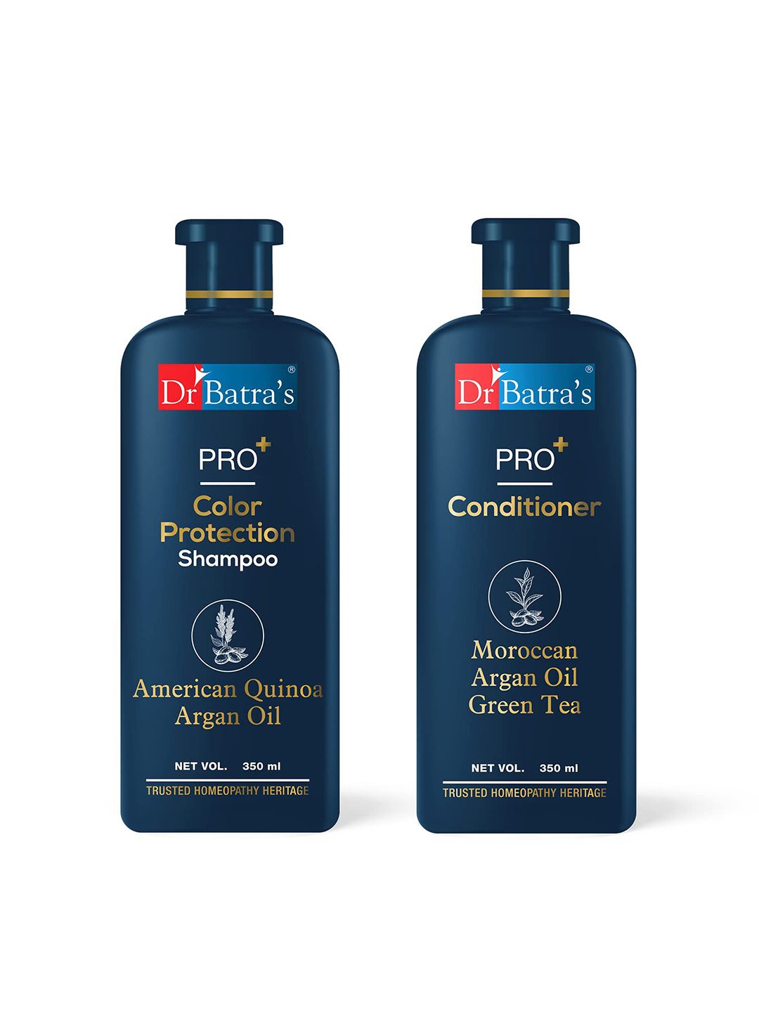 Dr. Batras Set Of PRO+ Color Protection Shampoo & Hair Conditioner - 350ml Each