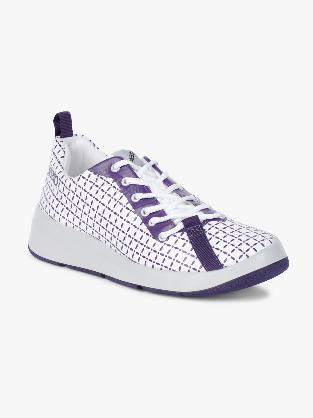 plaeto Women Riff  White Textile Non-Marking Running Sports Shoes Price in India