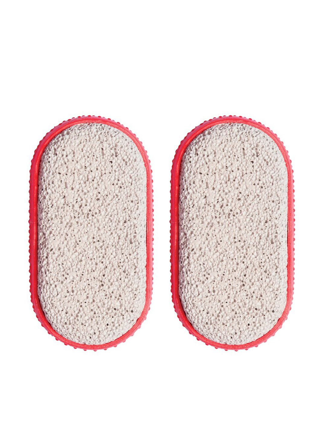 GUBB Pack of 2 Red Pumice Stone Foot Cleaner with Grip Price in India