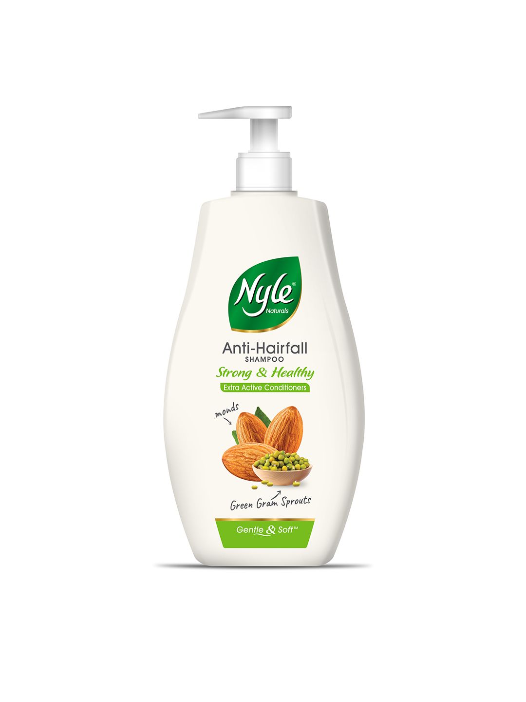 Nyle Naturals Strong & Healthy Anti-Hairfall Shampoo with Almonds & Green Sprouts 800 ml