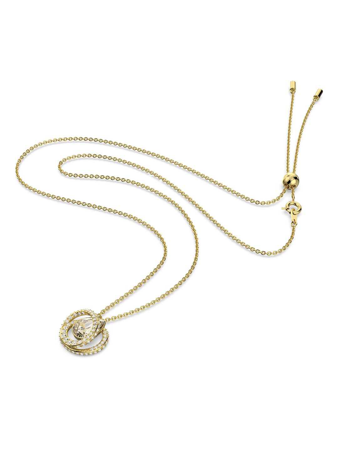 SWAROVSKI Gold-Toned & White Gold-Plated Chain Price in India