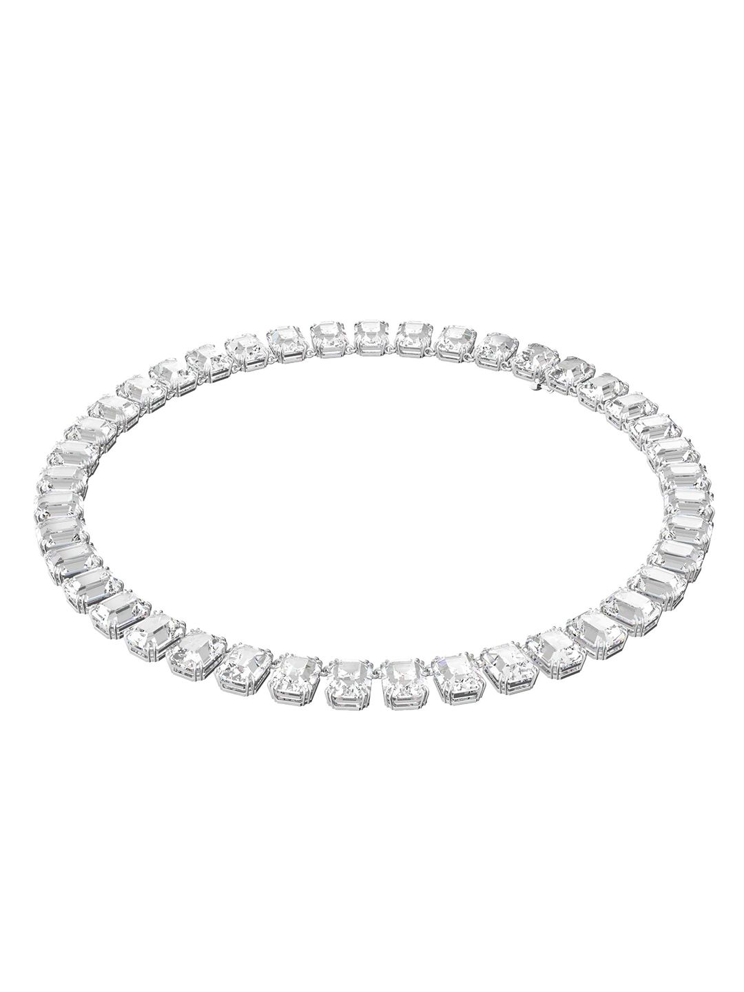 SWAROVSKI White Rhodium-Plated Necklace Price in India