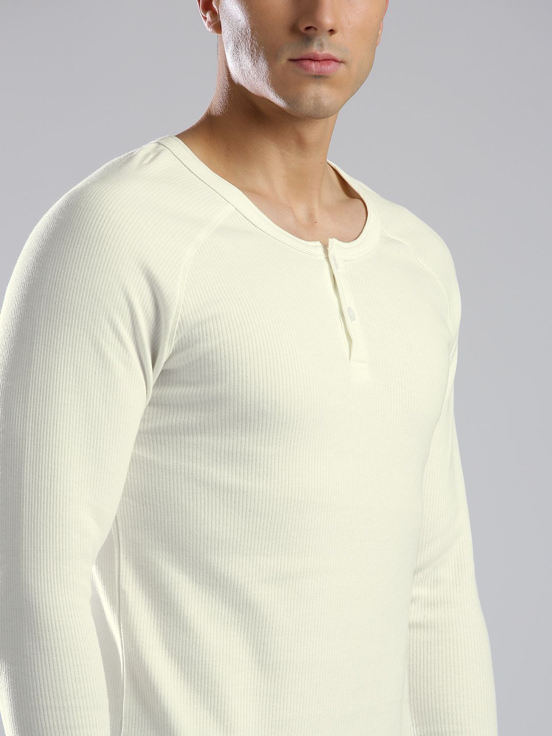 トップス ANCELLM THERMAL LS T-SHIRT HEATHER WHITE ANCELLM（アンセルム） THERMAL LS T-SHIRT （HEATHER WHITE） s.t.c