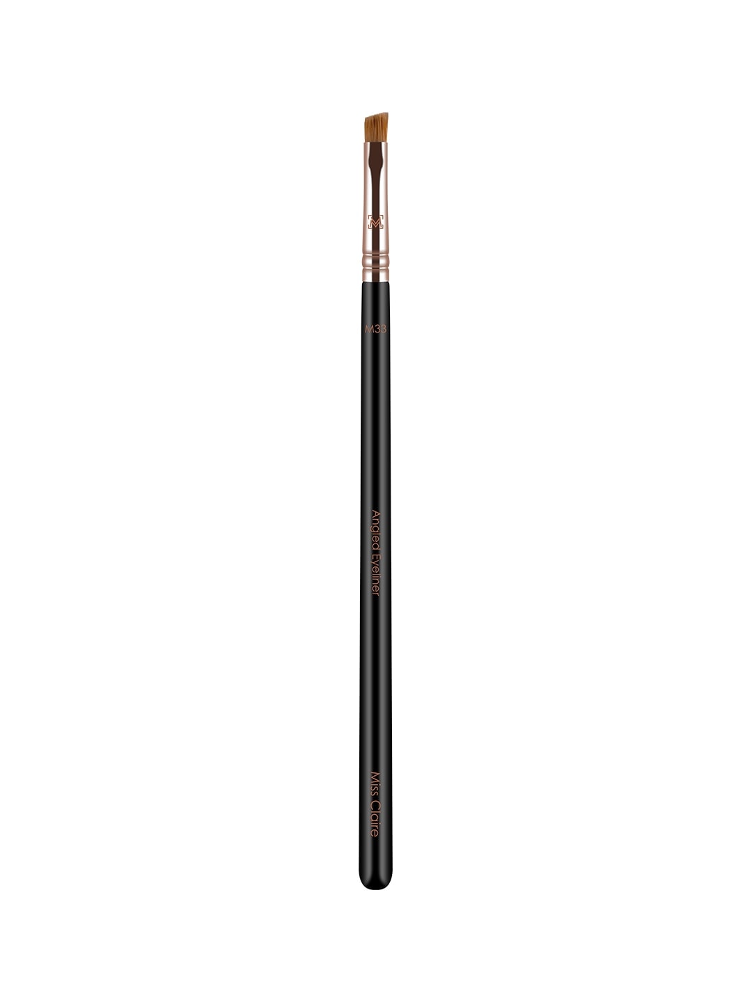 Miss Claire M33 - Angled Eyeliner Brush - S - Rose Gold-Toned & Black Price in India