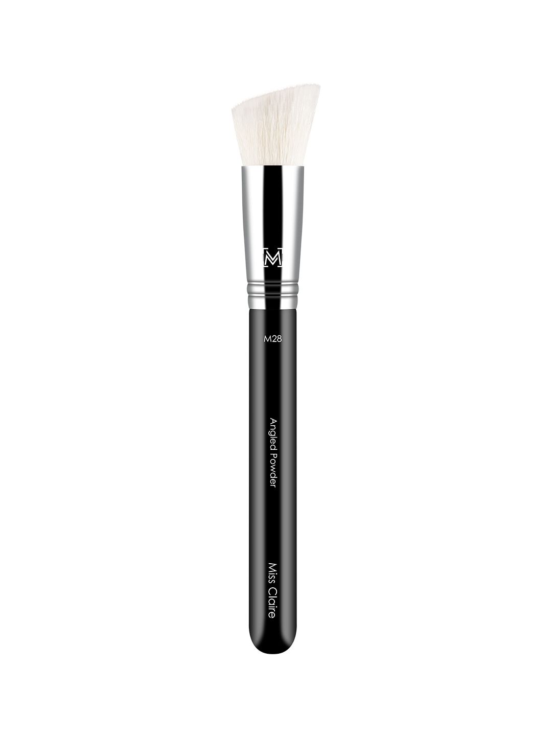 Miss Claire Chrome Angled Powder Brush - M28 Black & Silver-Toned Price in India