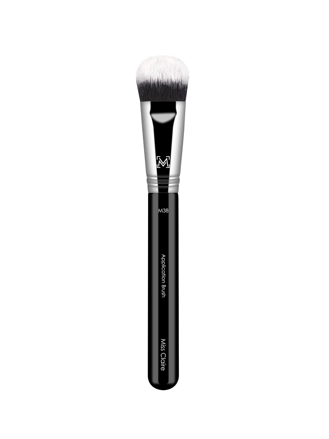 Miss Claire M38 - Application Brush for Face & Eyes - Silver-Toned & Black Price in India