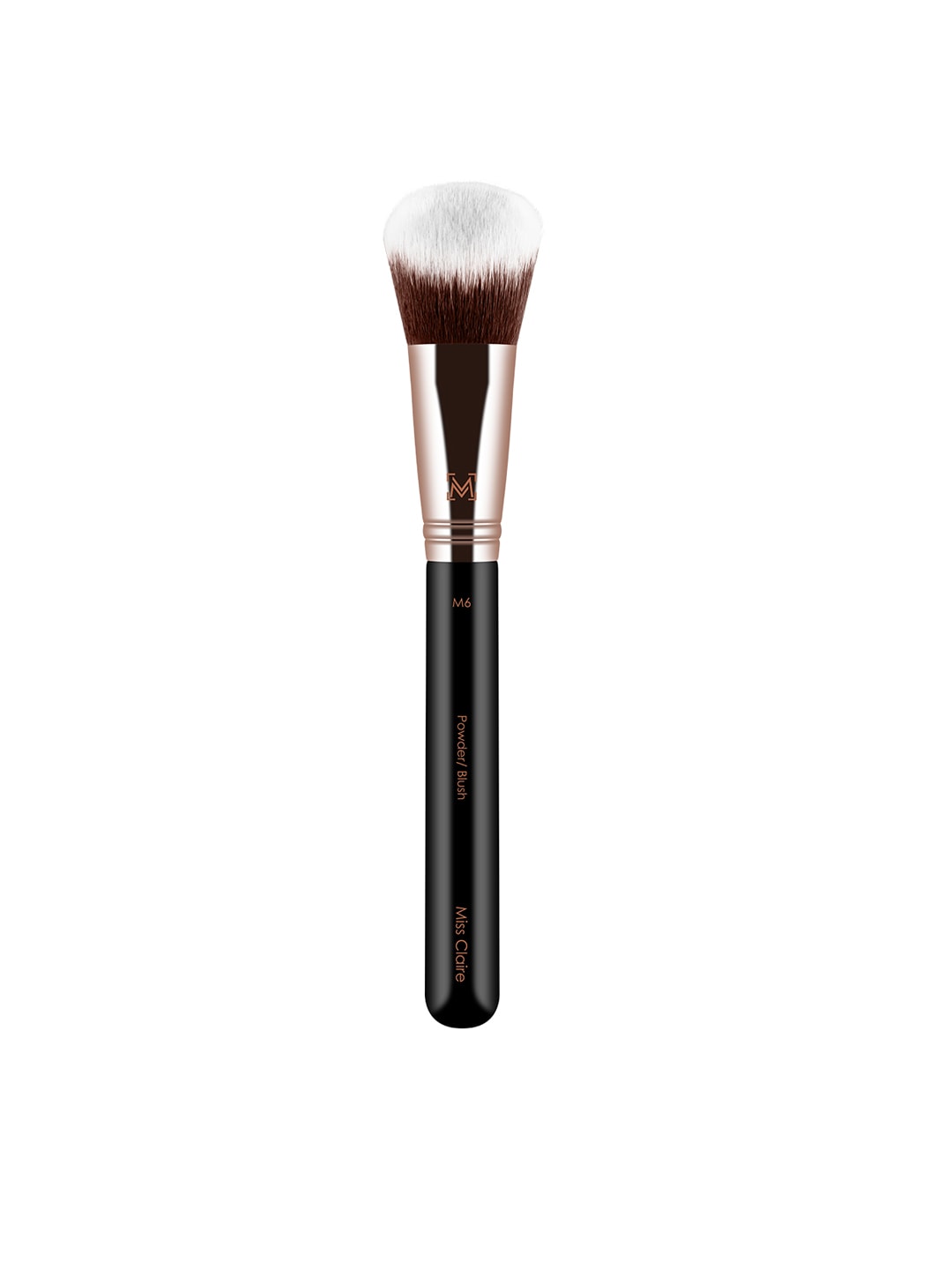 Miss Claire Powder / Blush Brush - M6 Black & Rose Gold-Toned Price in India