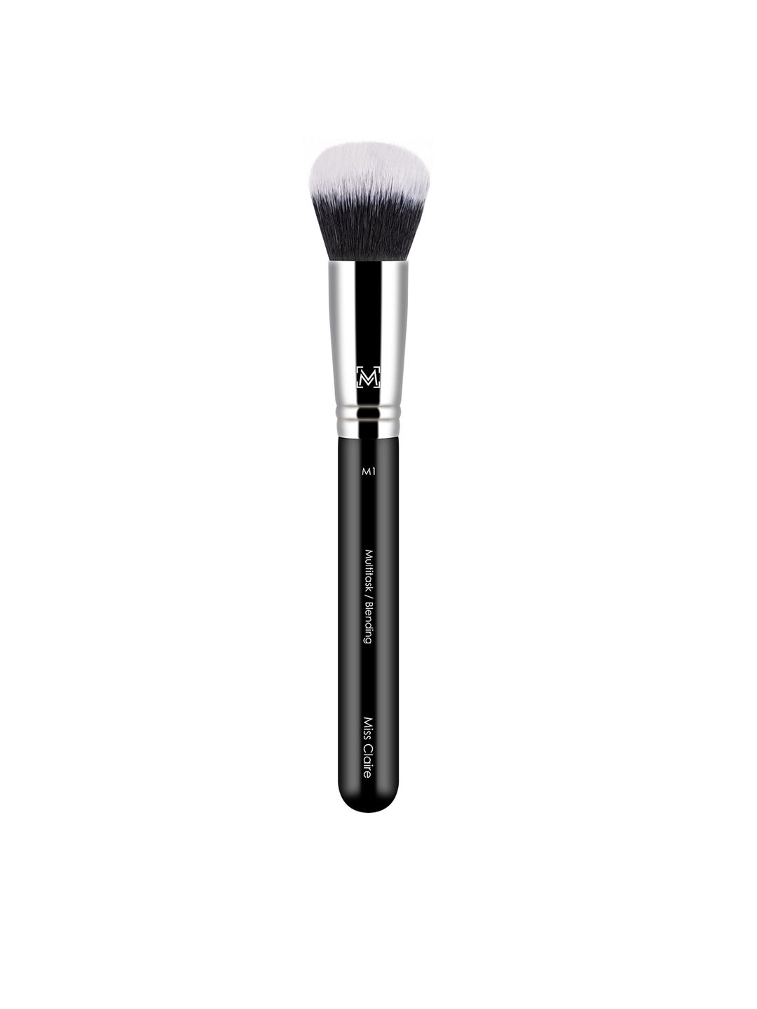 Miss Claire M1 - Multitask/Blending Brush - Silver-Toned & Black Price in India