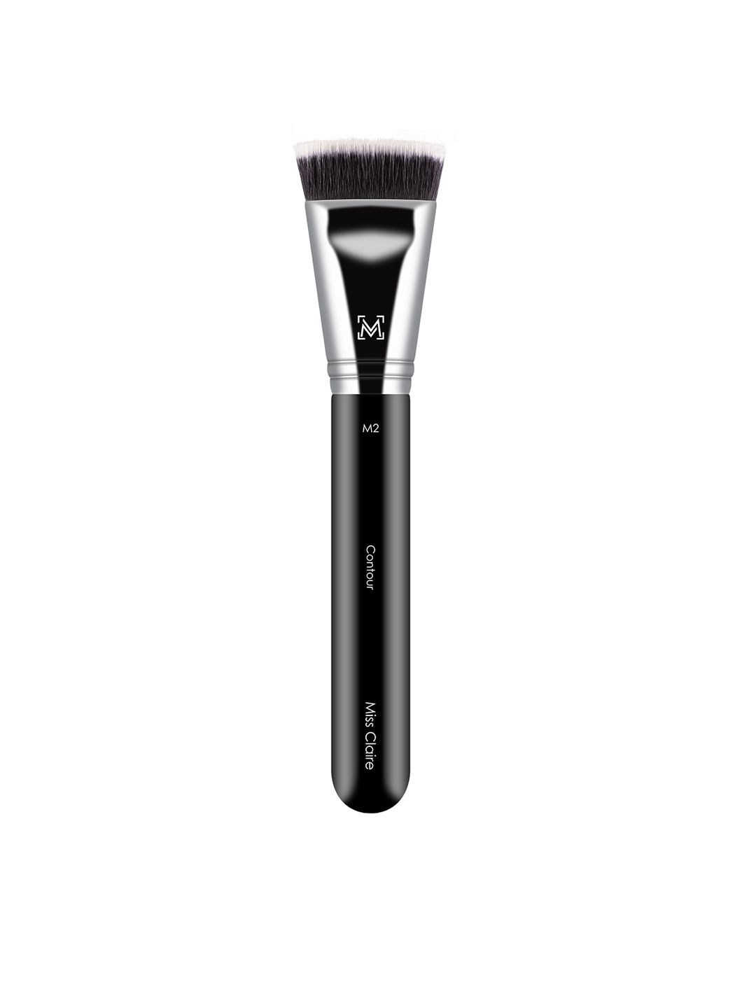Miss Claire Chrome Contour Brush - M2 Black & Silver Toned Price in India