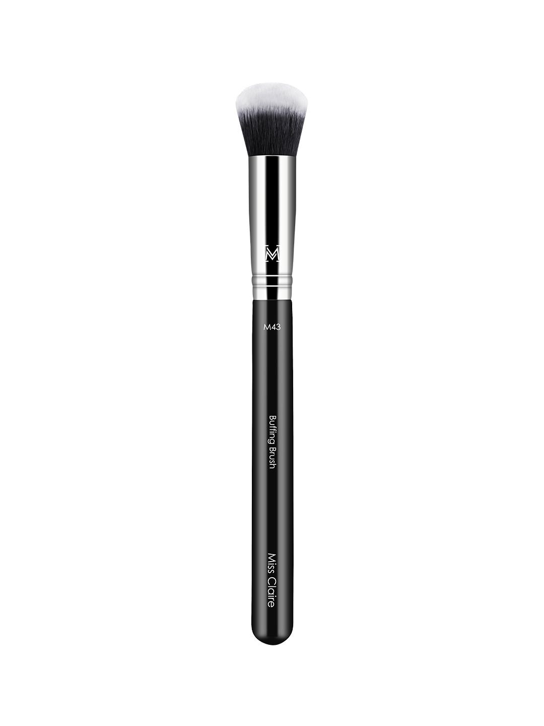 Miss Claire Chrome Buffing Brush - M43 Black & Silver-Toned Price in India