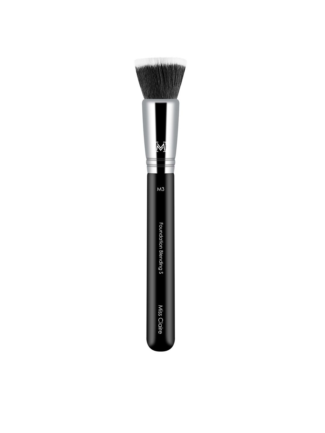 Miss Claire M3 - Foundation Blending Brush (S) - Silver-Toned & Black Price in India
