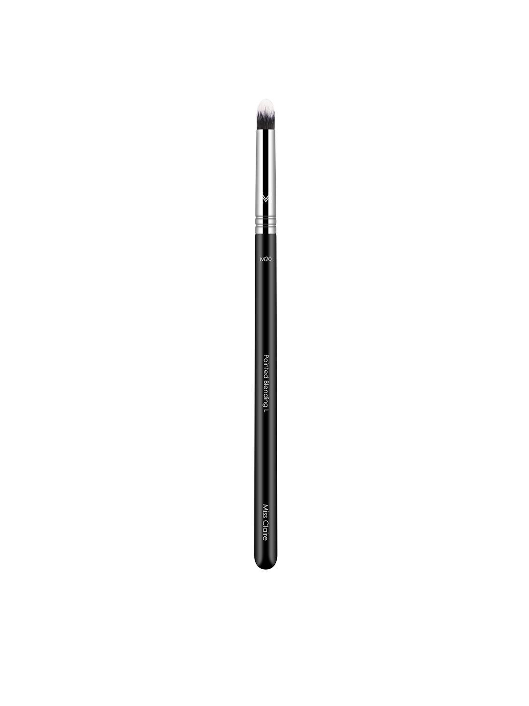 Miss Claire Chrome Pointed Blending Brush - M20 Black & Silver Toned Price in India