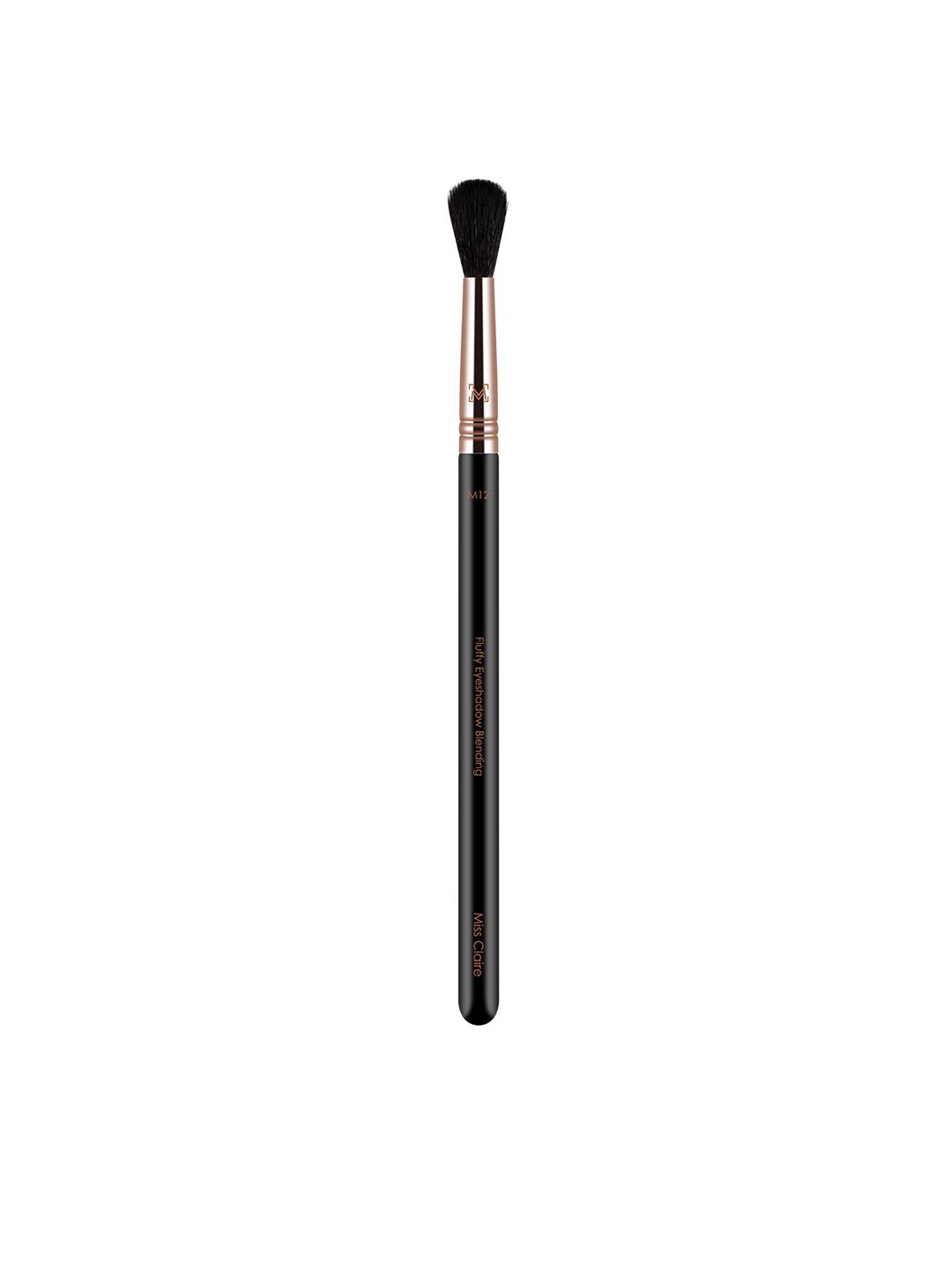 Miss Claire Fluffy Eyeshadow Blending Brush - M12 Black & Rose Gold-Toned Price in India