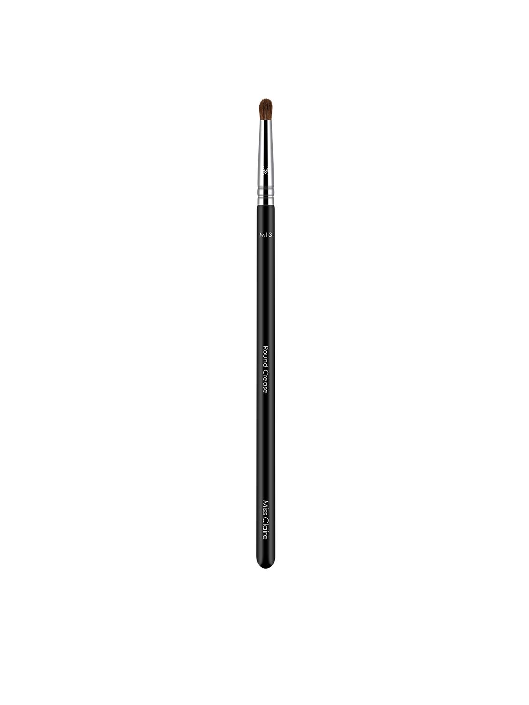 Miss Claire M13 - Round Crease Eye Brush (S) - Silver-Toned & Black Price in India