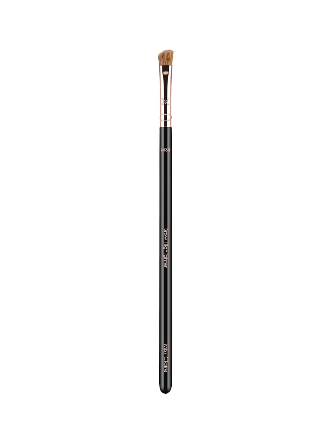 Miss Claire Brow Highlighter Brush - M34 Black & Rose Gold-Toned Price in India