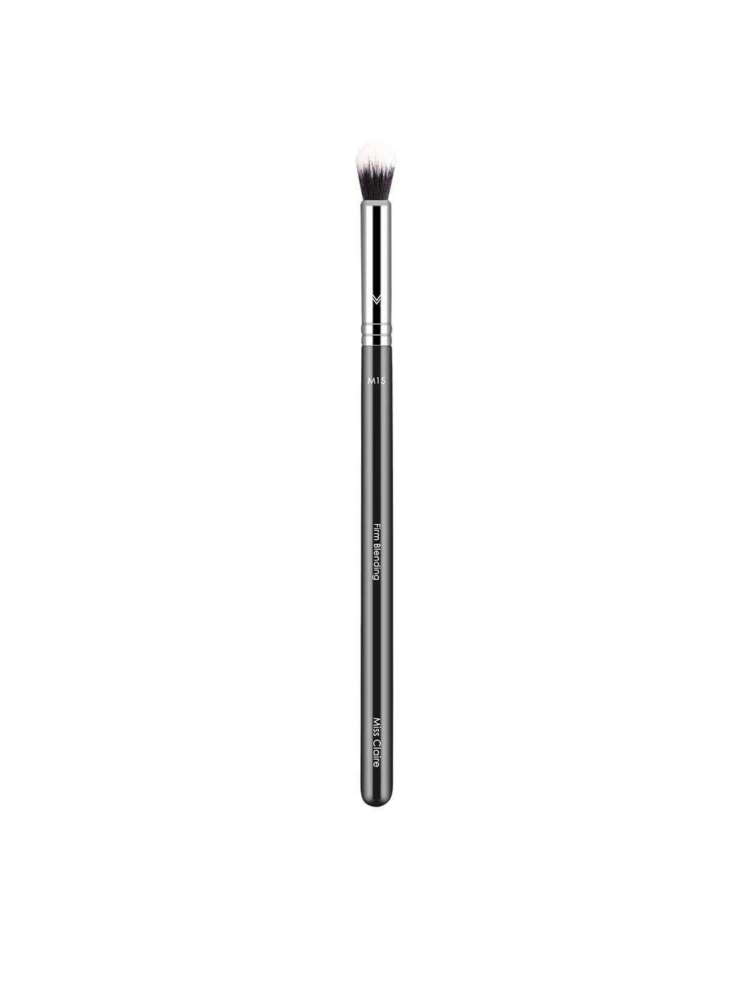Miss Claire M15 - Firm Blending Eye Brush - Silver-Toned & Black Price in India