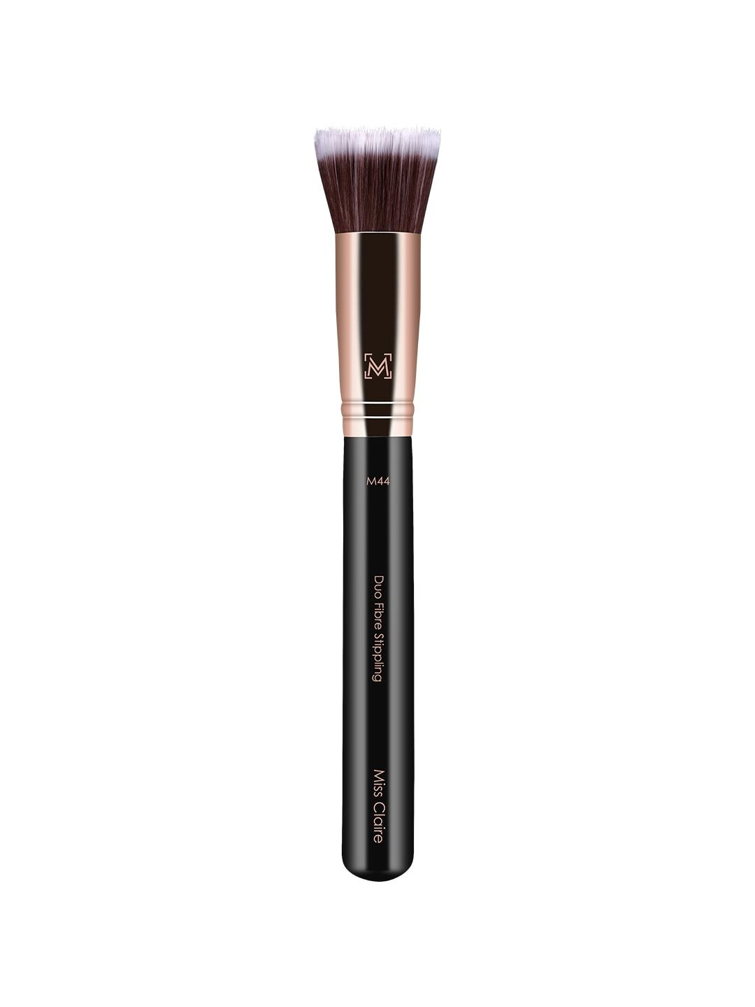 Miss Claire M44 - Duo Fibre Stippling Brush - Rose Gold-Toned & Black Price in India