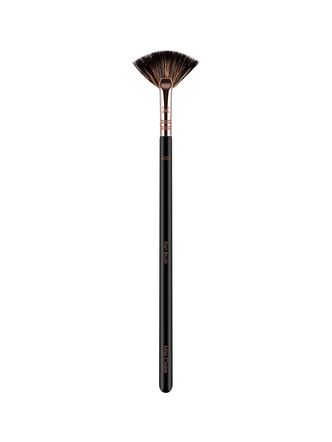 Miss Claire Fan Brush - M24 Black & Rose Gold-Toned Price in India
