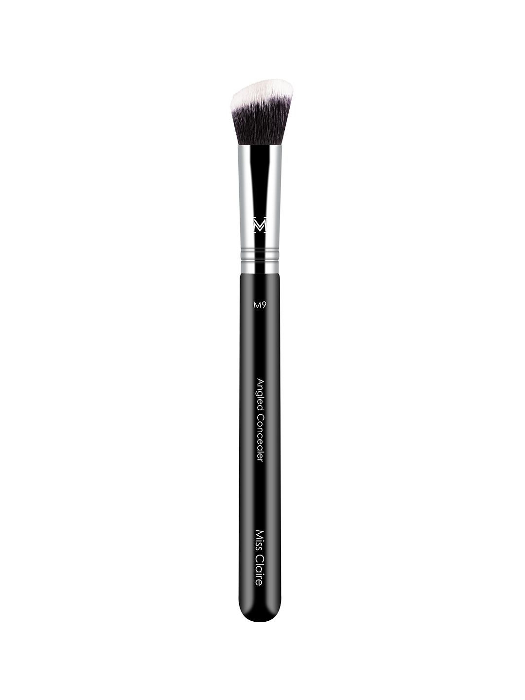 Miss Claire M9 - Angled Concealer Eye Brush - Silver-Toned & Black Price in India