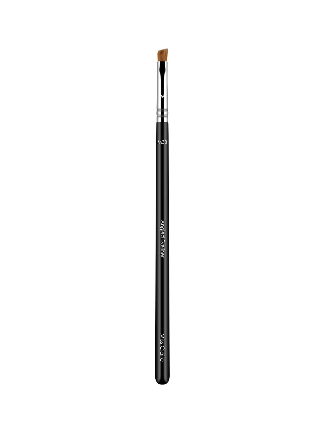 Miss Claire M33 - Angled Eyeliner Brush - Silver-Toned & Black Price in India