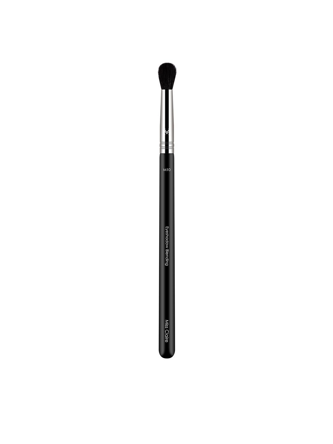 Miss Claire Chrome Eyeshadow Blending Brush - M10 Black & Silver-Toned Price in India