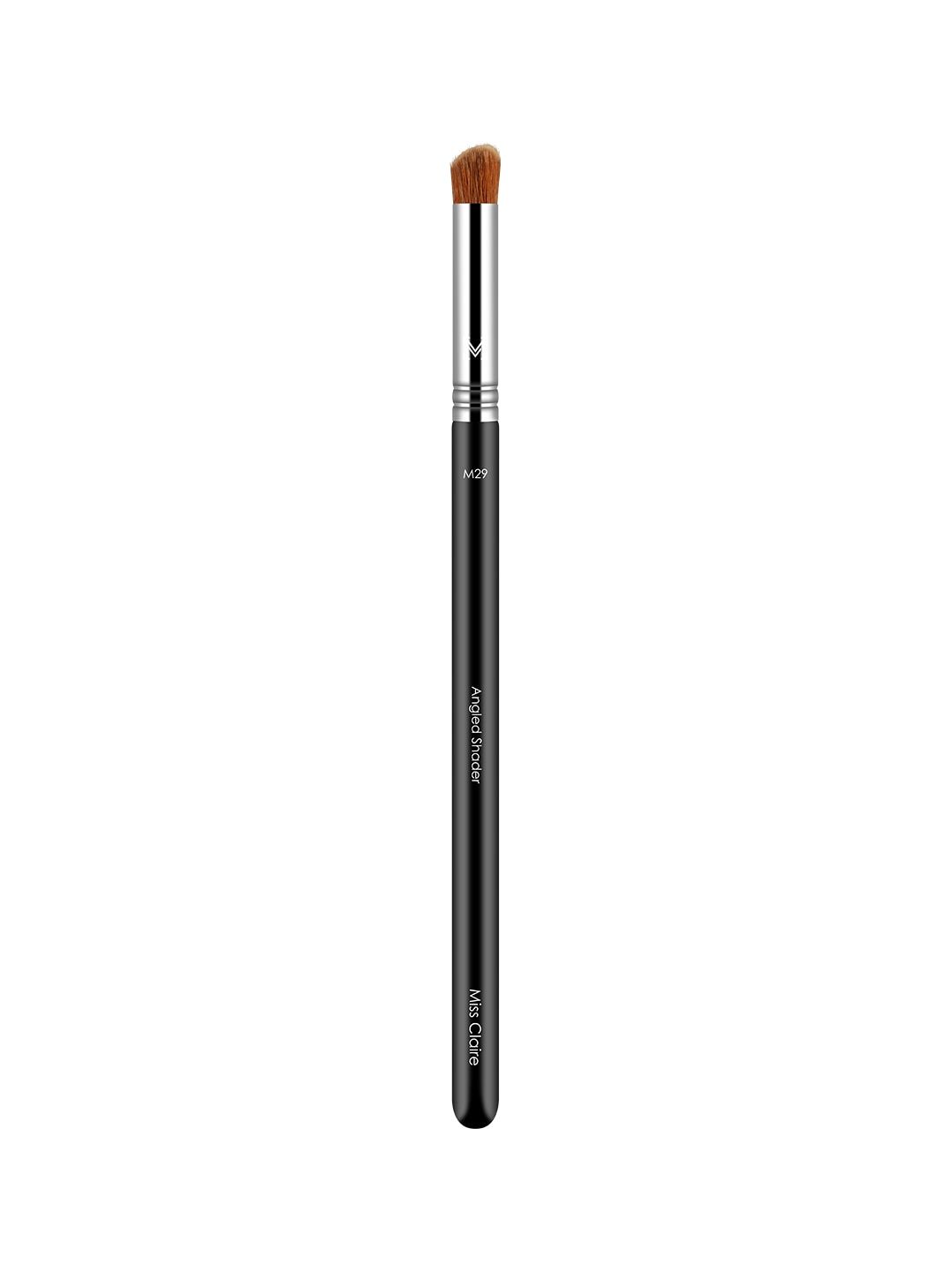 Miss Claire Chrome Angled Shader Brush - M29 Black & Silver Toned Price in India