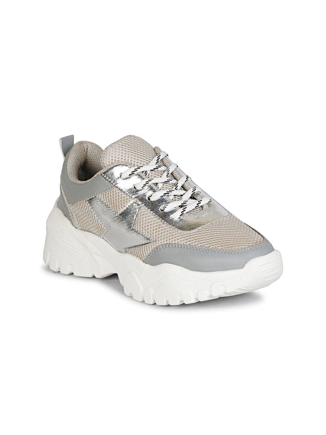 Denill Women Grey Running Fashionable Sports Shoes Price in India